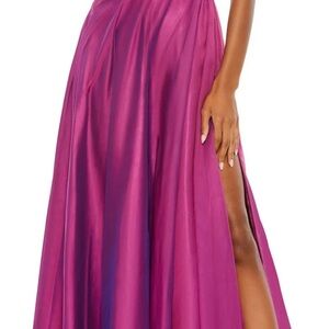 Elegant Pink Maxi Skirt